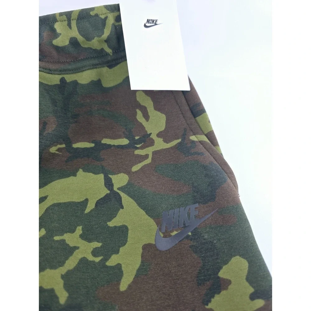 Nike Tech Fleece‎ Joggers Boys Youth S Black Camo Sweatpants FN9120-010 New